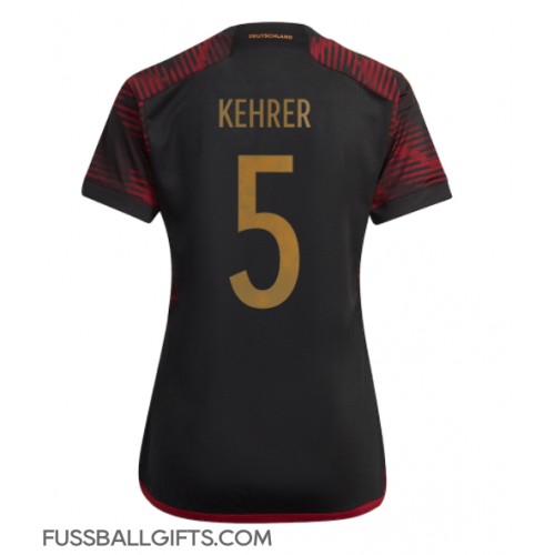 Deutschland Thilo Kehrer #5 Fußballbekleidung Auswärtstrikot Damen WM 2022 Kurzarm